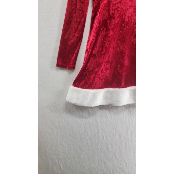 Girls Simply Styled by Sears Velour Holiday Dress Sz M 10/12 - Picture 3 of 8